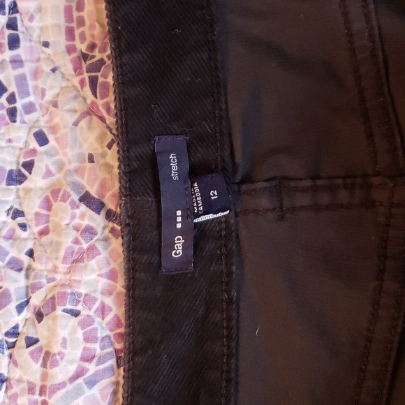 Blue grey Gap corduroy mini skirt size 12. NWOT - Picture 5 of 8